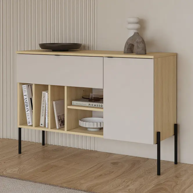 Komód 1d1s Ore 45  Tölgy Lindberg/Kaszmir,6