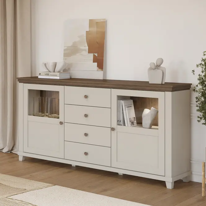 Komód 2d4s Evora 25 Nélkül/Tölgy Dunin,8