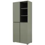 Szekrény Cross 88  Pine Green/Fekete