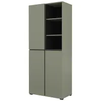 Szekrény Cross 88  Pine Green/Fekete