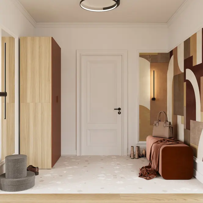 Szekrény 2d Montana 18  Tölgy/Terracota
