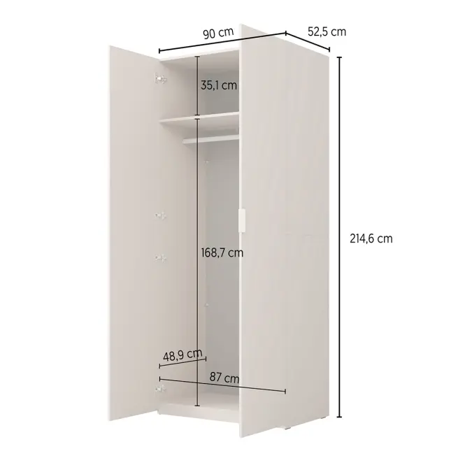 Szekrény 2d Montana 18  Kasmír,13