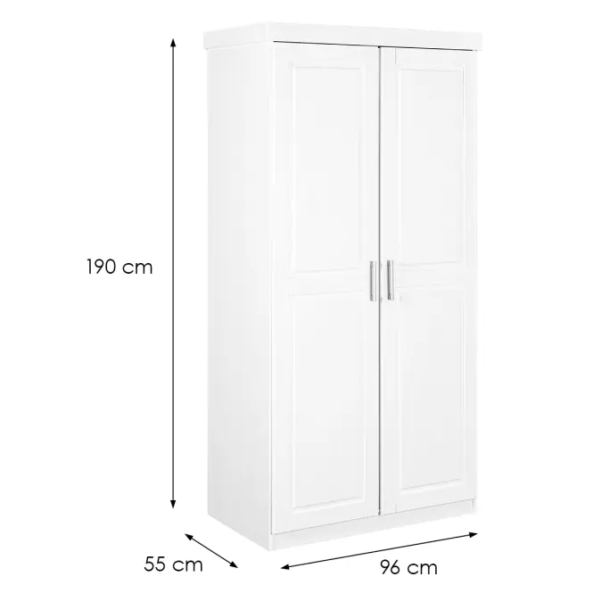 Szekrény 20900113 Hakon 2d Fenyő Fehér