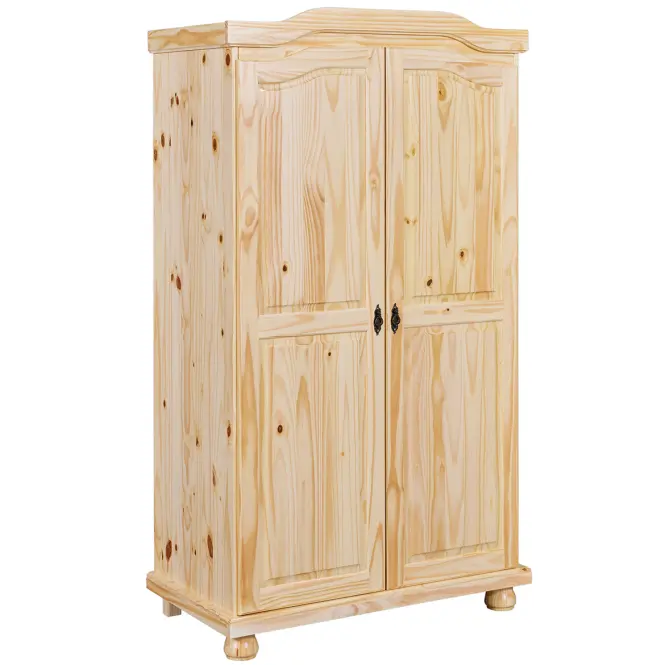 Szekrény 30500100 Genf 2d Fenyő Natural Bezbarwny Lakier