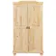 Szekrény 30500100 Genf 2d Fenyő Natural Bezbarwny Lakier,2