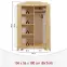 Szekrény 30500100 Genf 2d Fenyő Natural Bezbarwny Lakier,4