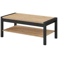 Dohányzóasztal Aktiv 99 Tölgy Taurus/Fekete