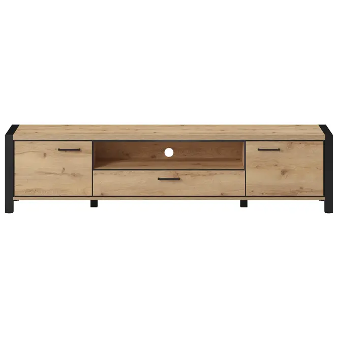 TV stolík Aktiv 40 210cm Dub Taurus/Čierna