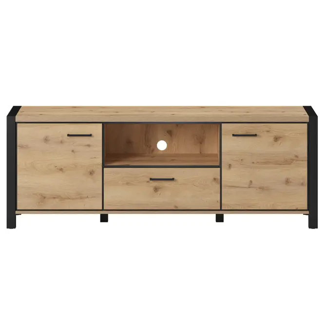 TV stolík Aktiv 41 180cm Dub Taurus/Čierna
