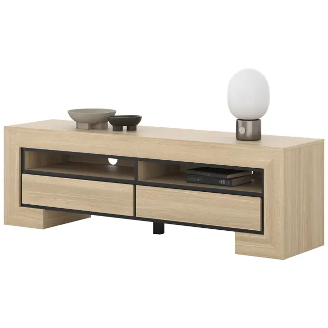 TV stolík Cuba Ii 40 Dub Sambal/Čierna