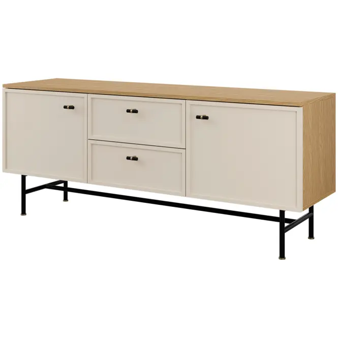 TV stolík Elora 12 Dub Jarná/Macadamia