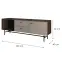 TV stolík Elora 11 Baltic Storm//Toffi,2