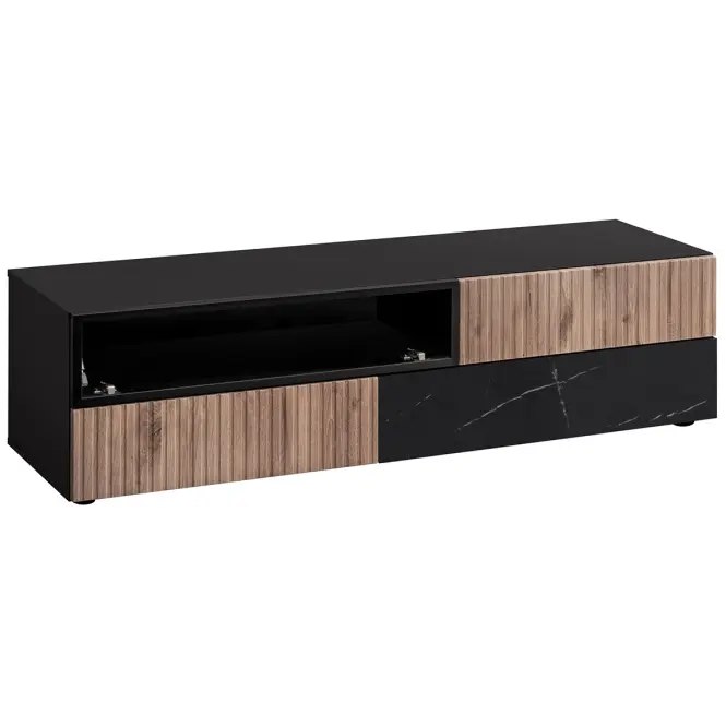 TV stolík Cannes Zmwdv Cs RTV-K Black/Viking/Marble Black