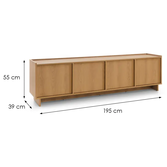 TV stolík Yasumi RTV 195 Dub Carmel