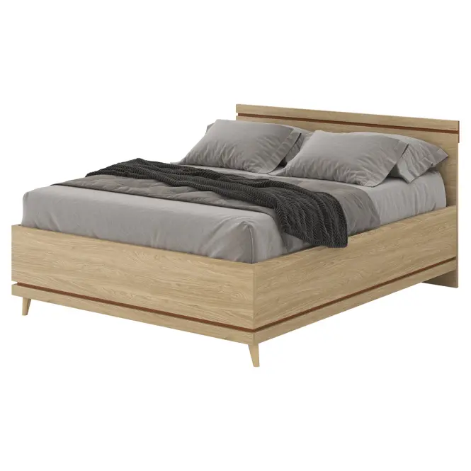Ágy Scandi 31 160 Tölgyfaolaj/Tégla