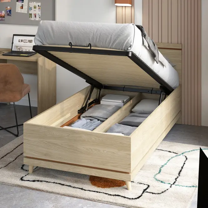 Ágy Scandi 54 Z Poj, 100 Tölgyfaolaj/Tégla