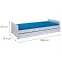 Ágy 20900195 Surf Összecsukható 90x200 Fehér,2