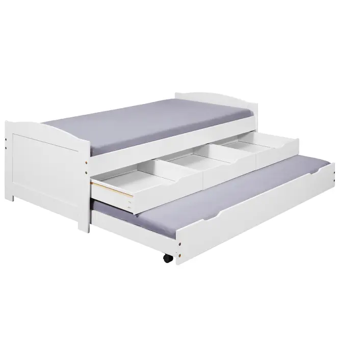 Ágy 20900245 Ulli 90x200 Fehér,5