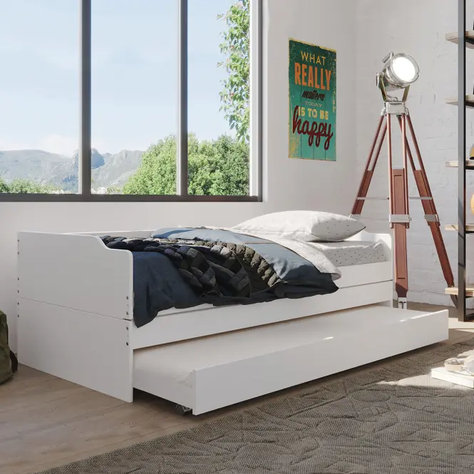 Ágy 20900257 Lotar 90x200 Fehér,9