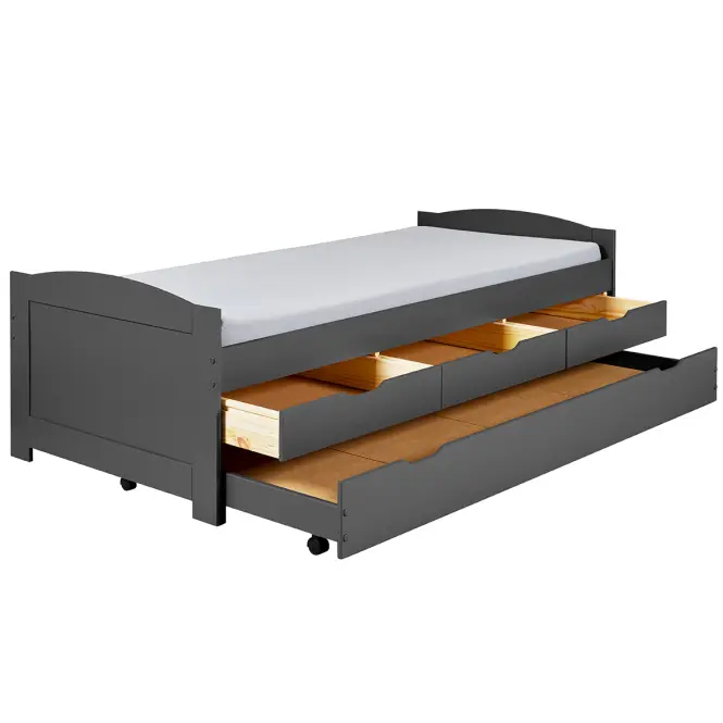 Ágy 20902850 Lena 10 200x90 Szürke,5