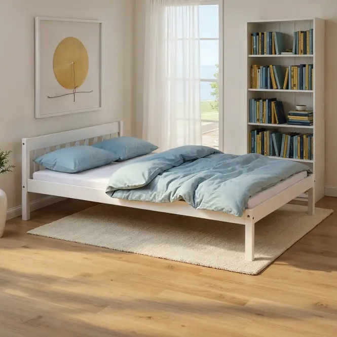 Ágy 29040020 Vilmar 140x200 Fehér,5