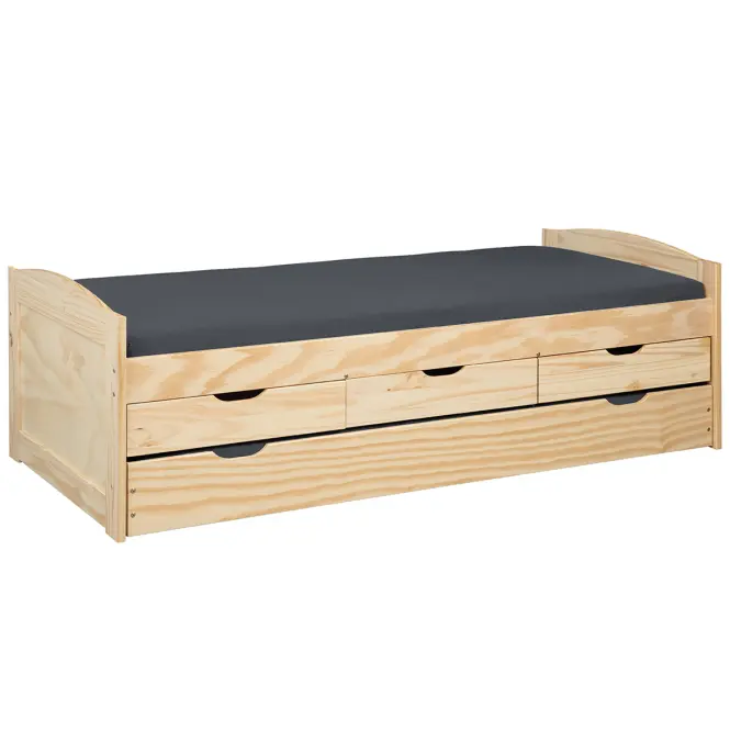 Ágy 30500245 Marinella 90x200 + Fiók Természetes