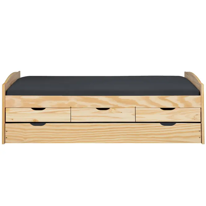 Ágy 30500245 Marinella 90x200 + Fiók Természetes