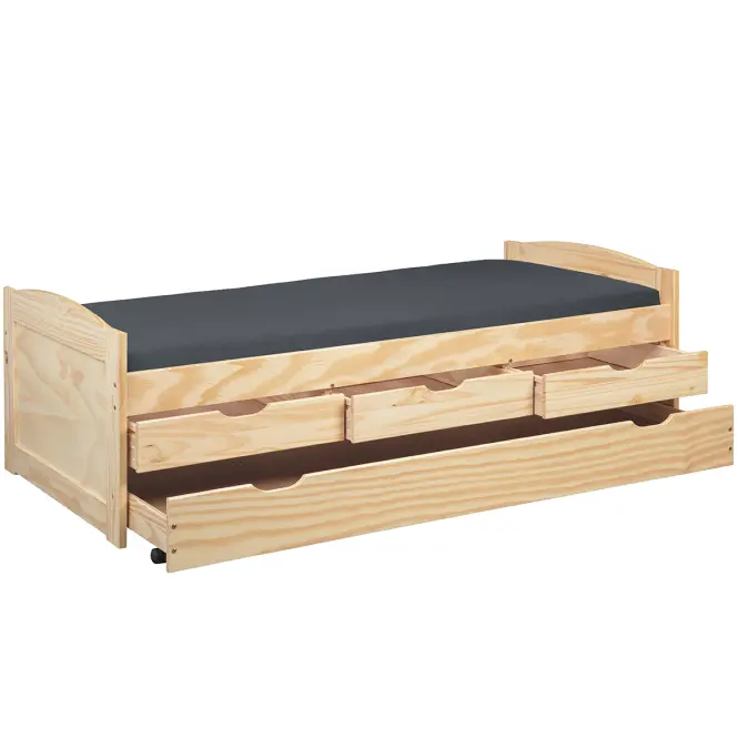 Ágy 30500245 Marinella 90x200 + Fiók Természetes,4