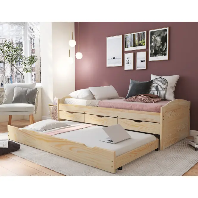 Ágy 30500245 Marinella 90x200 + Fiók Természetes,8