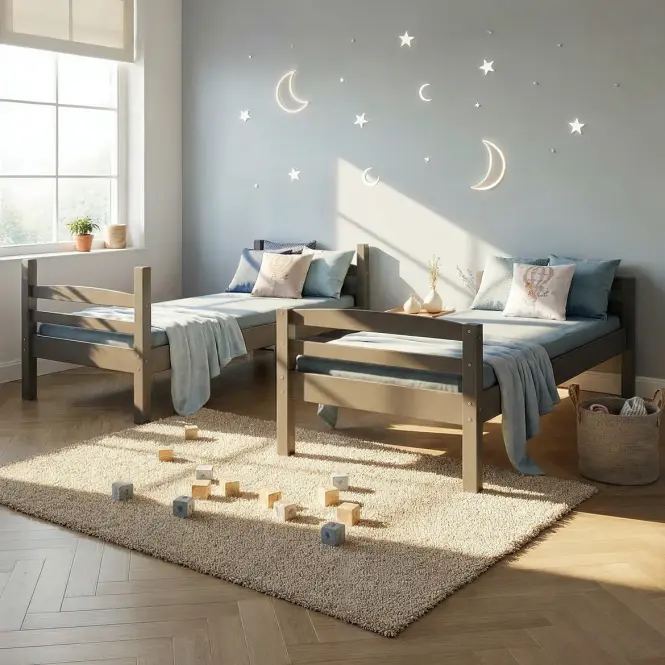 Ágy emeletes 30500268 Lavius 90x200 Szürke,7