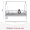 Ágy 40101080 Funky Housebed 90x200 Fehér,4