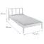 Ágy 29040100 Bet Fredy 90x200 Fehér,3