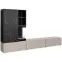 Nappali Bútor Gina Sgms Gn Clay Grey/Marble Black,2