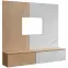 Nappali Bútor Noir I Dcmw Nr1 Cremona Oak/Marble White,3