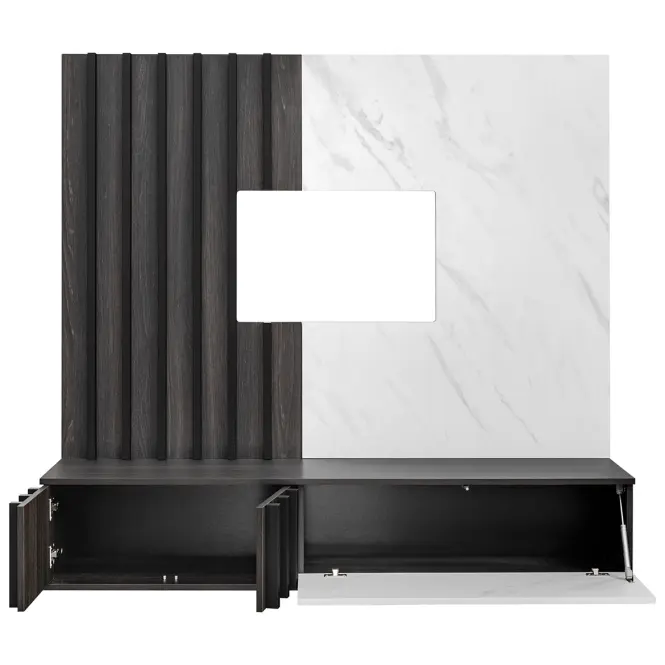 Nappali Bútor Noir Ii Dgmw Nr2 Graphite Oak/Marble Black,3