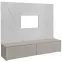 Nappali Bútor Glam Ccmw Gl Kasmír/Marble Bianco,2
