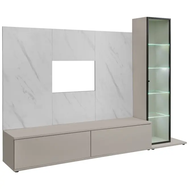 Nappali Bútor Glam I Ccmw Gl2 Kasmír/Marble Bianco,3