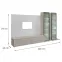 Nappali Bútor Glam Ii Ccmw Gl3 Kasmír/Marble Bianco,4