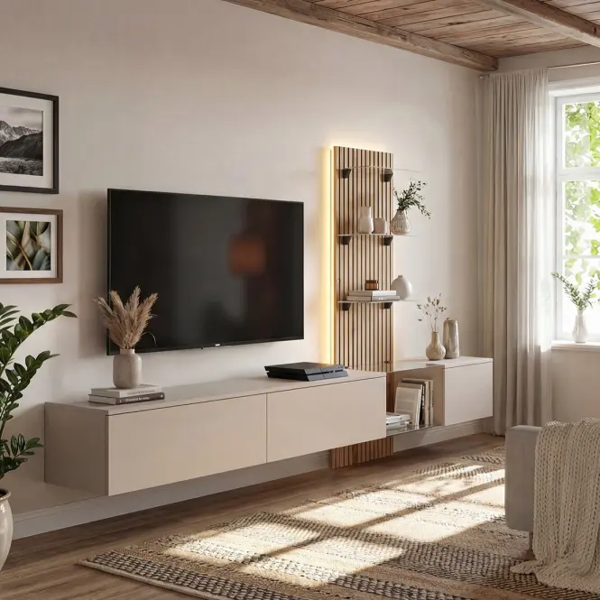 Nappali Bútor Luzz Sgce Lz Clay Grey/Coast Evoke Oak