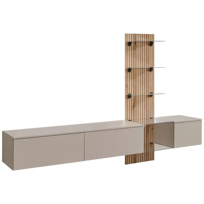 Nappali Bútor Luzz Sgce Lz Clay Grey/Coast Evoke Oak,2