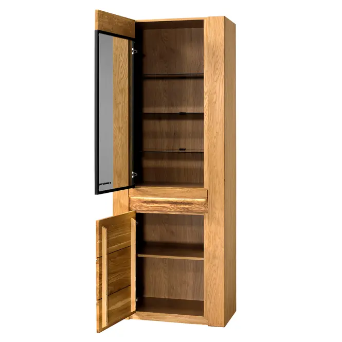 Vitrin Velvet 10 2d L Tömör Tölgyfa Natúr Olaj,3