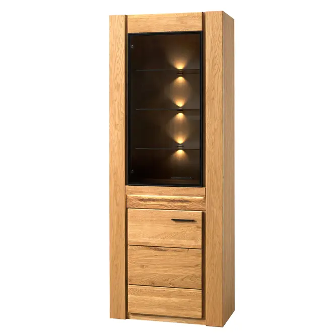 Vitrin Velvet 10 2d L Tömör Tölgyfa Natúr Olaj,5