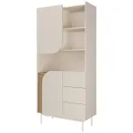 Regál Carmen 2 Macadamia/Tölgy Tavaszi