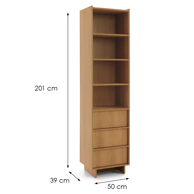 Regál Yasumi R50 Tölgy Carmel