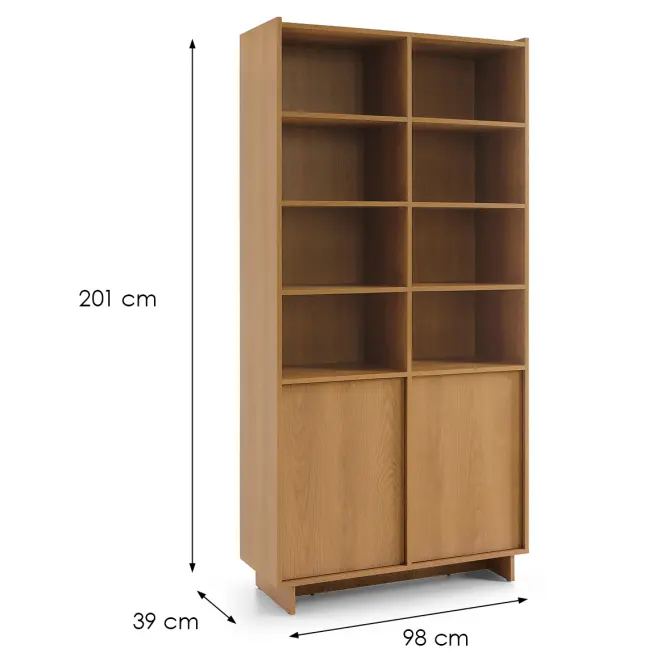 Regál Yasumi R98 Tölgy Carmel,2