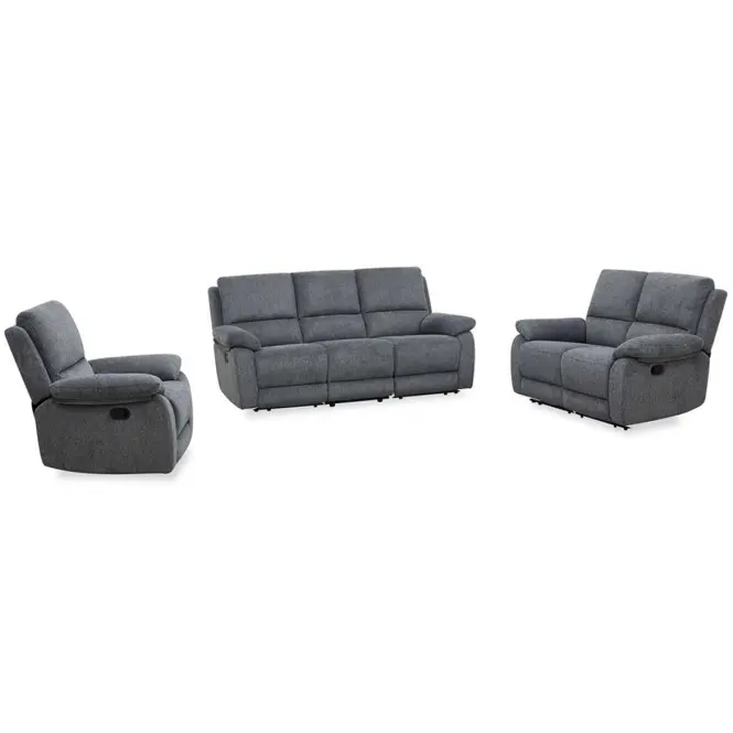 Kanapé Aruba 2S+2REC szürke relaxációs funkcióval