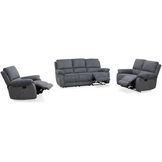 Fotel Aruba szürke relax funkcióval