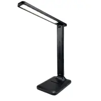 Asztali lámpa VELA BLACK CCT 7W DIM USB LB1