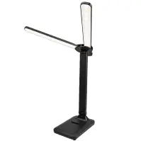 Asztali lámpa LEPUS BLACK CCT 9W DIM USB LB1