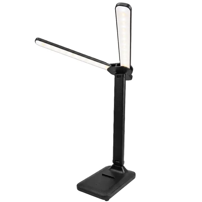 Asztali lámpa LEPUS BLACK CCT 9W DIM USB LB1